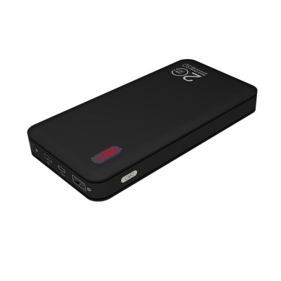 20000mAh Mobile Power Bank PD&QC3.0 Fast Portable Charger for Smart Phone/iPhone with Built-in 3IN1 Cable and Digital LED Screen